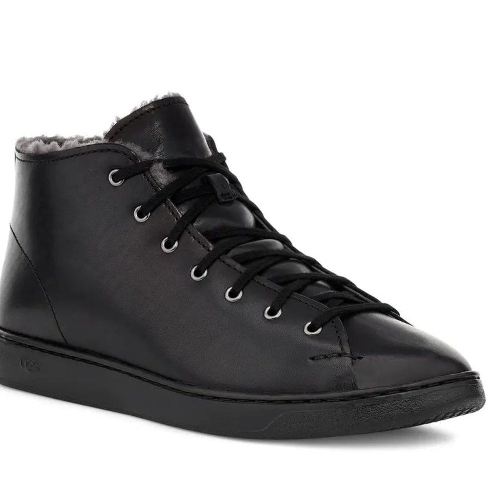 Ugg Pismo Sneaker - High Cozy - SZ 10 - Black - New